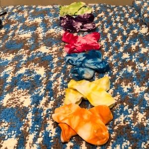 multi colored ankle length socks